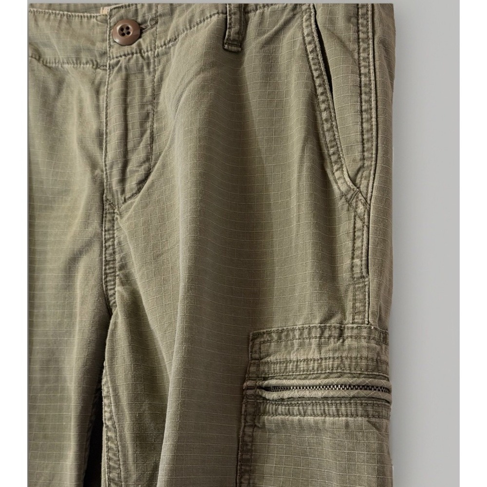 VTG Polo Jeans Co. Ralph Lauren Womens Pant 4 Green Straight Cargo Gorpcore Y2K
